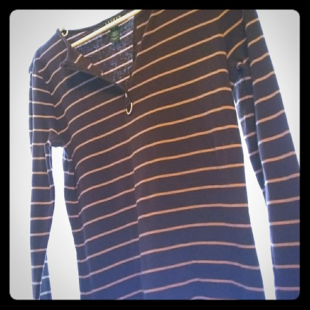 Ralph  Lauren brown shirt.